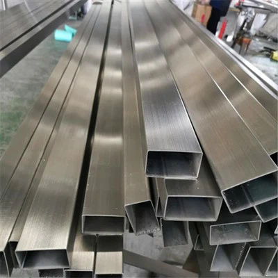 Rectangular SS Hairline Hollow Section Pipe