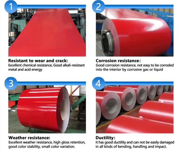 color coated galvanized sheet features color coated galvanized sheet features